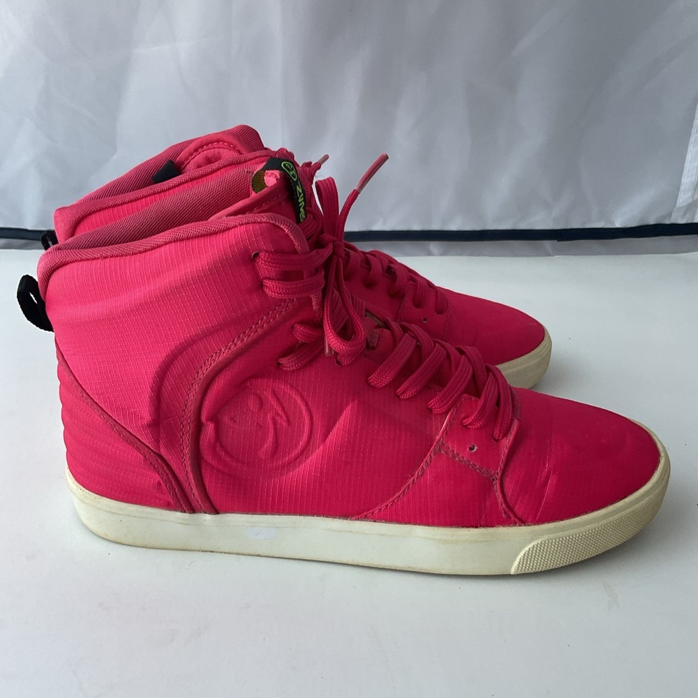 Zumba Street Classic Pink High-Top Dance Fitness  Sneakers Shoes Women’s Size 8 - Picture 6 of 12